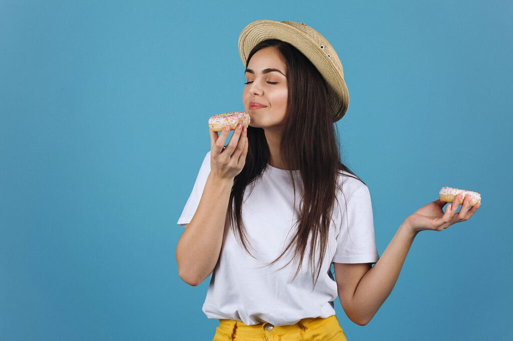 Eating a Donut