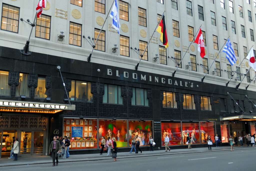 Bloomingdales NYC Location Street Shot