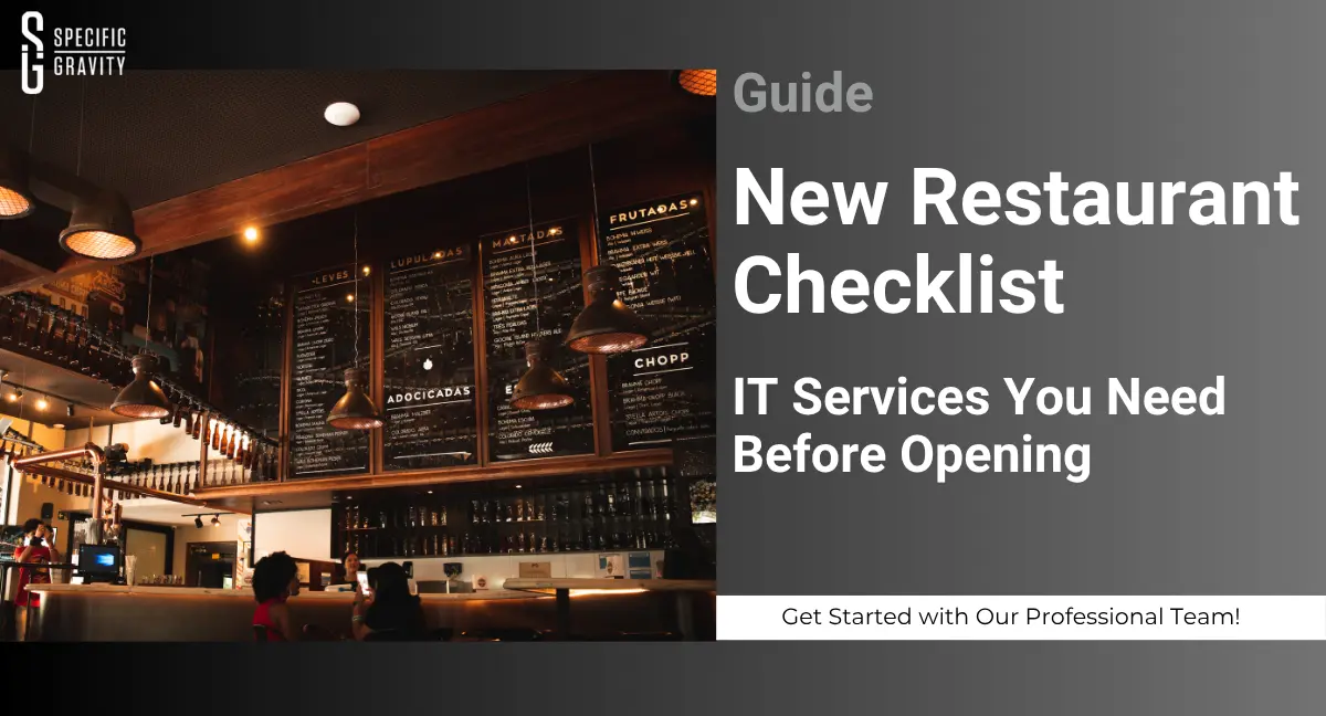 New Restaurant Checklist