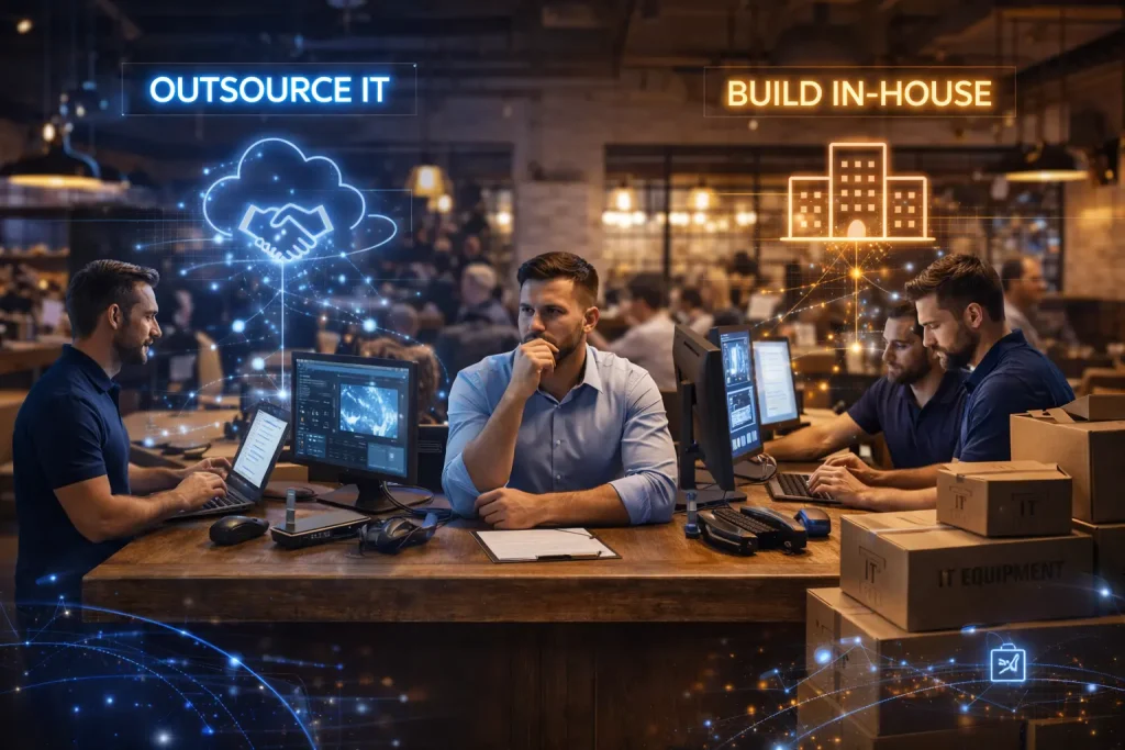 When Should a Restaurant Brand Outsource IT vs. Build In-House?