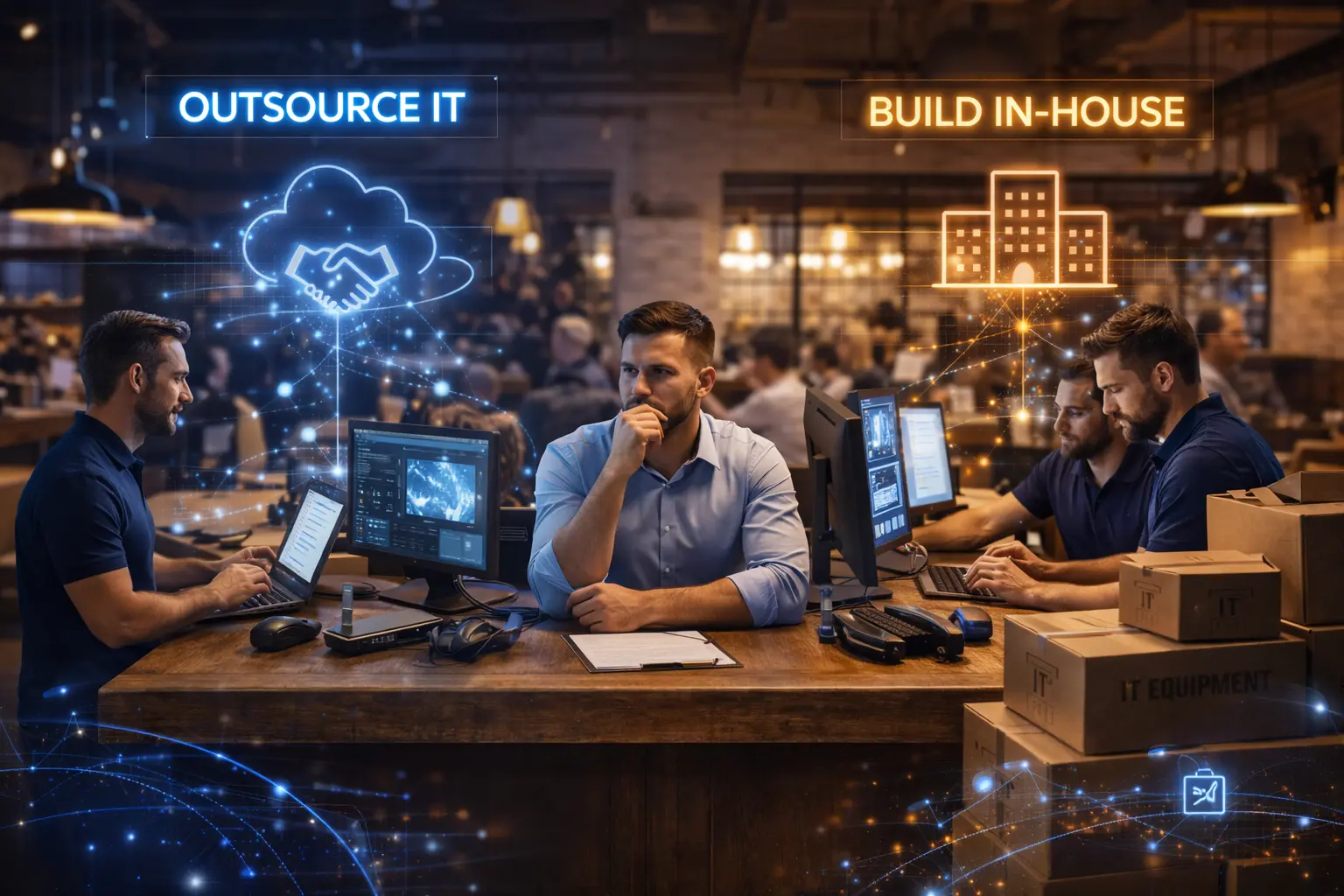 When Should a Restaurant Brand Outsource IT vs. Build In-House?